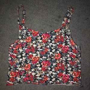 floral crop top